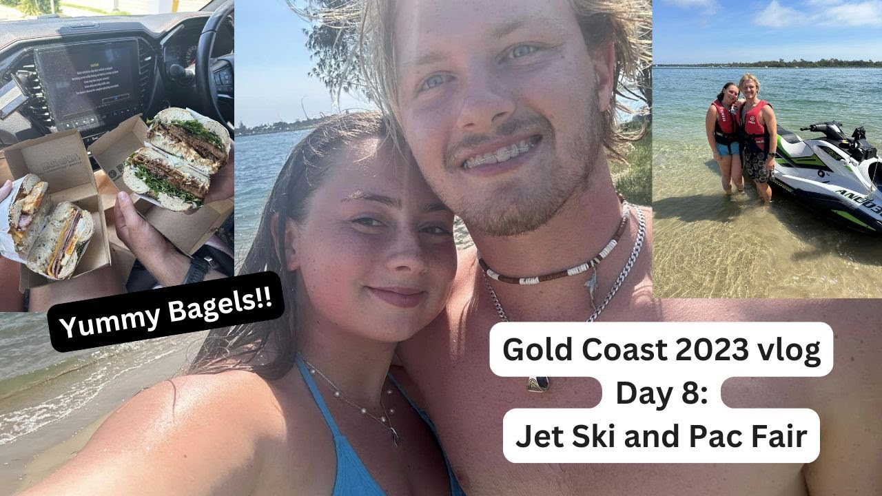Gold Coast vlog 2023 day 8: Jet ski and pac fair!