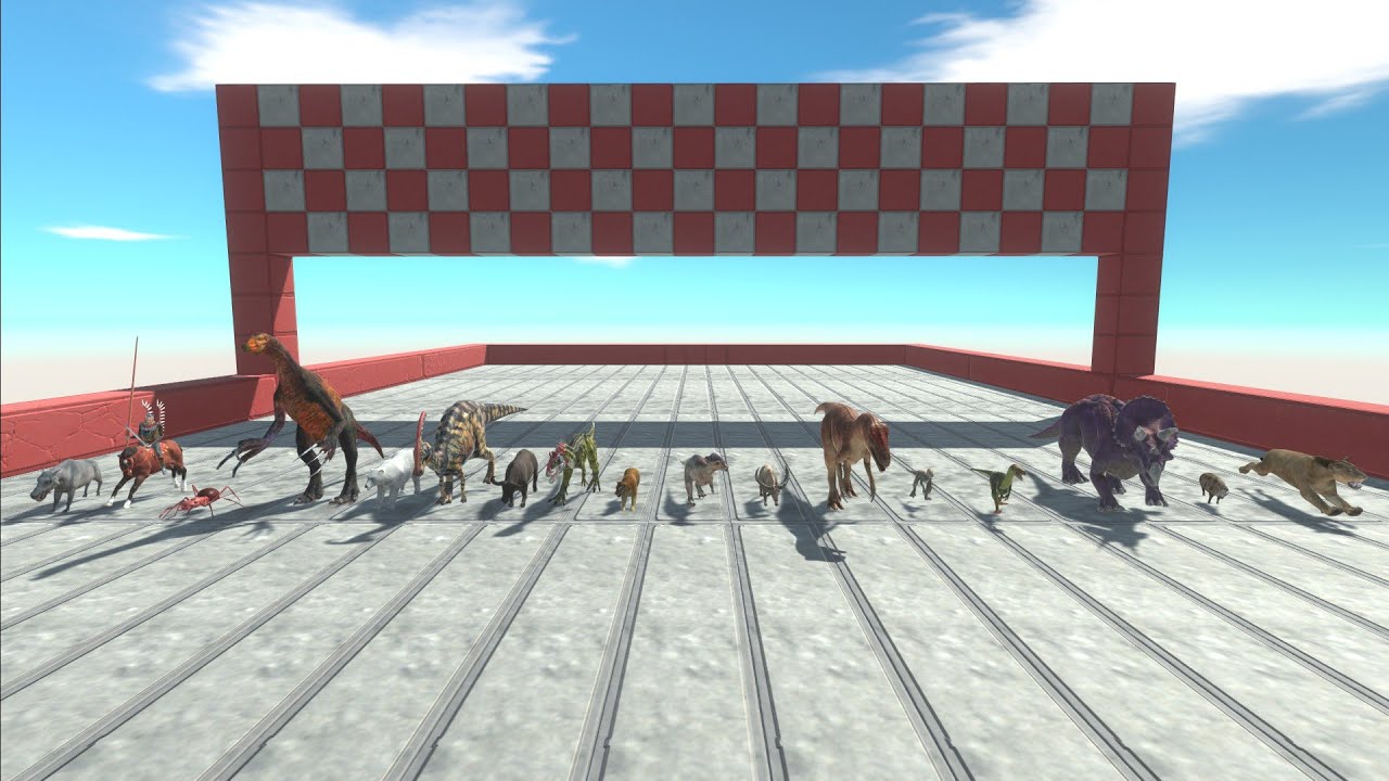 Fast Units Speed Race Marathon - Animal Revolt Battle Simulator