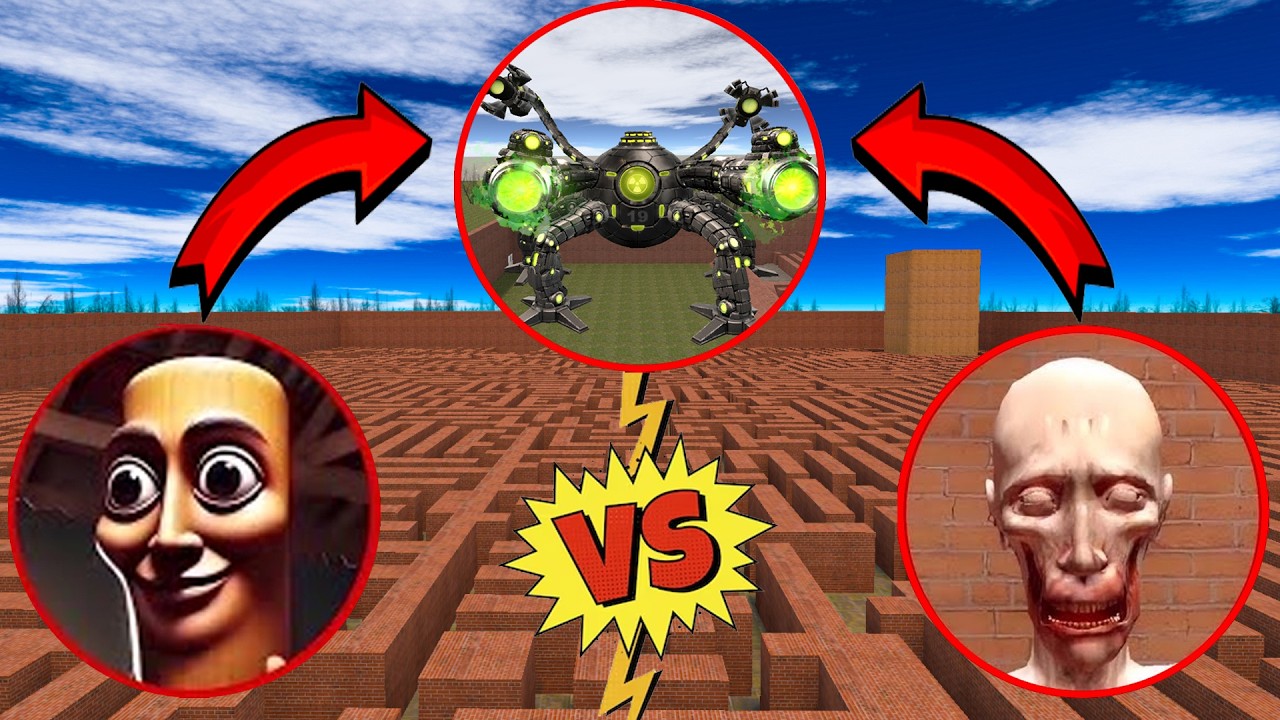 Best of SCP-096 VS EVOLUTION OF OMNIDROI V19 in Garry’s Mod #39