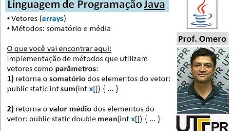 [Java] Aula 50: Métodos - Vetores (arrays), Somatório e média