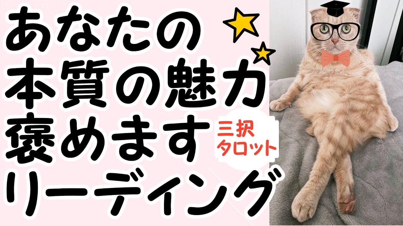 周りから見たあなたの魅力✨生まれ持った性質⭐️3択タロット褒めリーディング