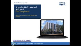 Full Downloading a journal article - University of Kent Update