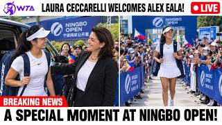 SHOCKING! Alex Eala Arrives At Ningbo Open… Laura Ceccarelli’s Grand Welcome Has Fans Talking!