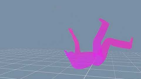 Test mocap with dual Kinect (complex exercises, bad result)