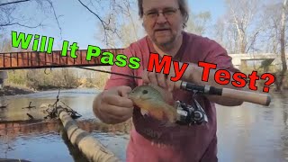Testing the Shakespeare Micro Series Spinning Rod and Reel Combo