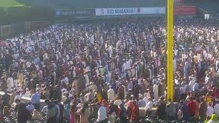 Eid ISLAM Muslim Holiday Prayer at the Angels Stadium Anaheim California United States of America
