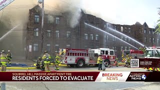 Pittsburgh apartment condemned after hours long fight against flames in Squirrel Hill