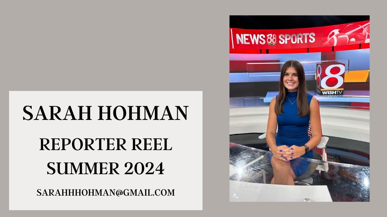 Sarah Rohoman Sarah Hohman Sports Reporter Reel Summer 2024 - YouTube