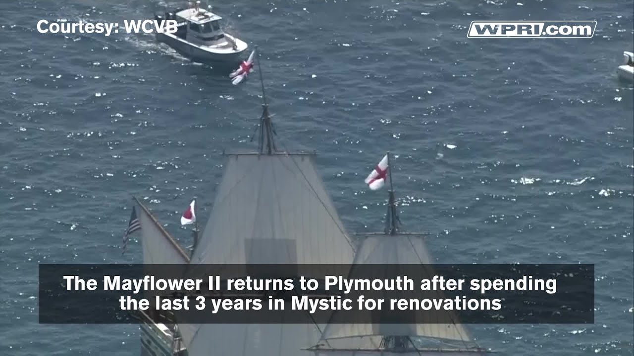 VIDEO NOW: Mayflower II returns to Plymouth