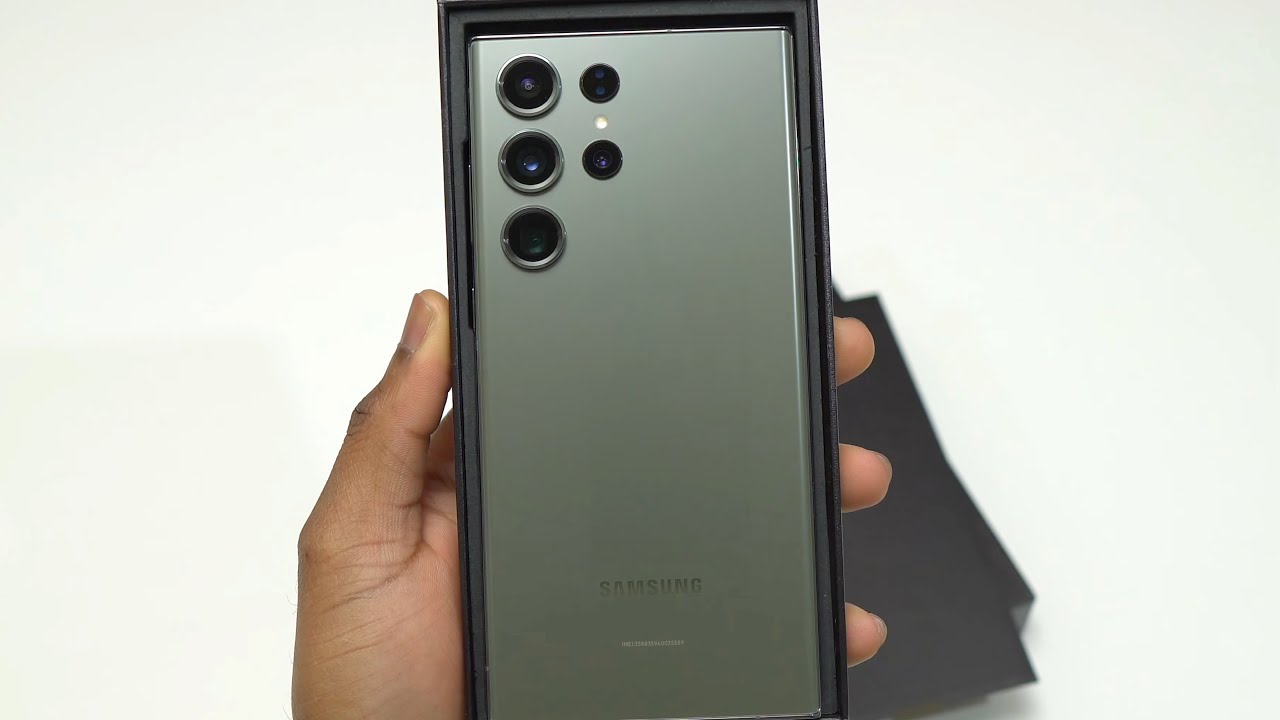 Samsung Galaxy S23 Ultra Green Unboxing | First Impressions