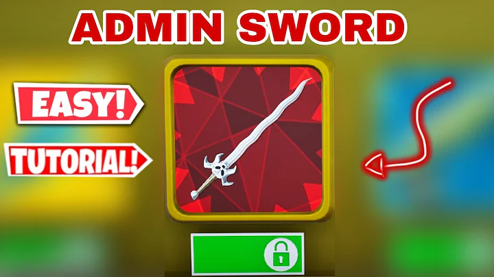 How to get ADMIN SWORD in crazy red vs blue fortnite map