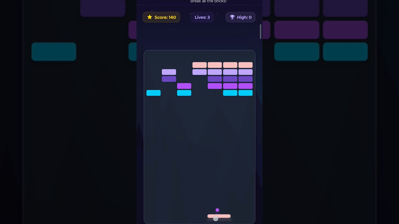 React Native Game - Brick Breaker 