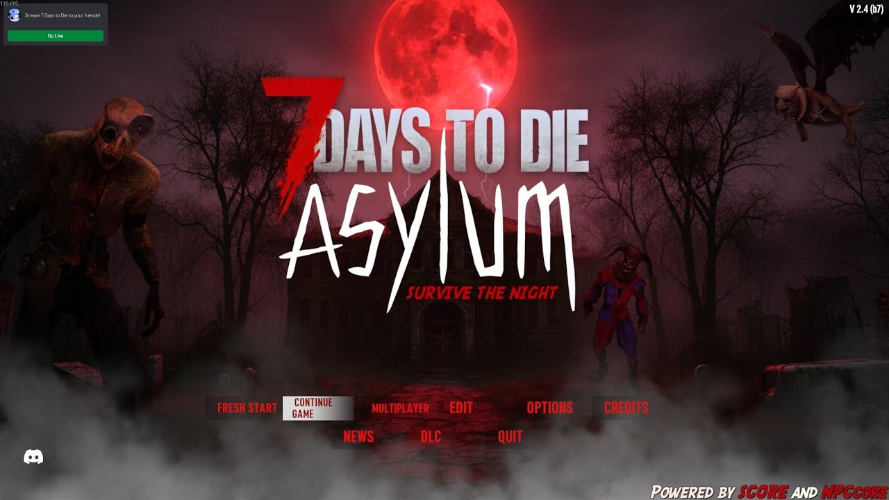 7 Days To Die Asylum Mod Day 21 Horde Night