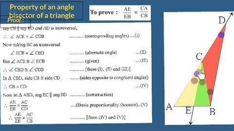 Angle Bisector Property | 10th math2 | Similarity