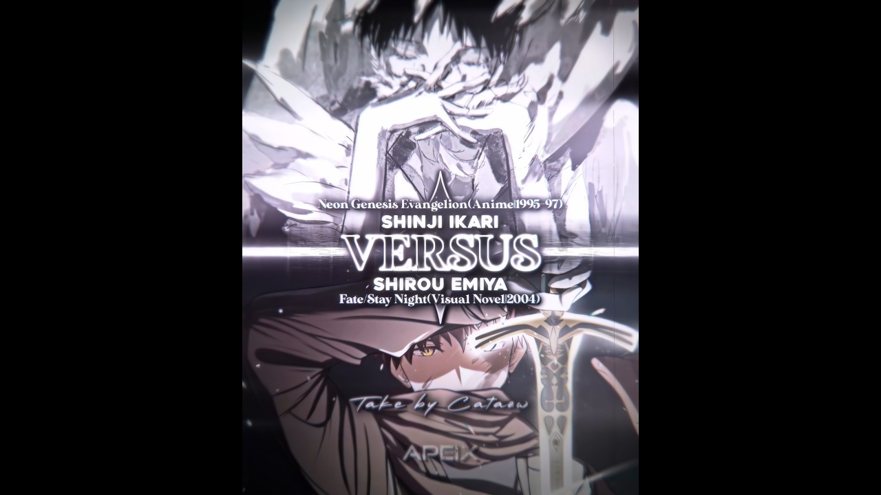 SHINJI IKARI VS SHIROU EMIYA | WRITING COMPARISON | TAKE AND CC BY 