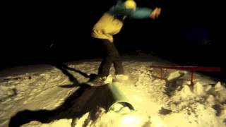 Backyard snowboarding 2013 (PVC session)