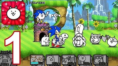 The Battle Cats - Gameplay Walkthrough Part 1 - Tutorial (iOS, Android)