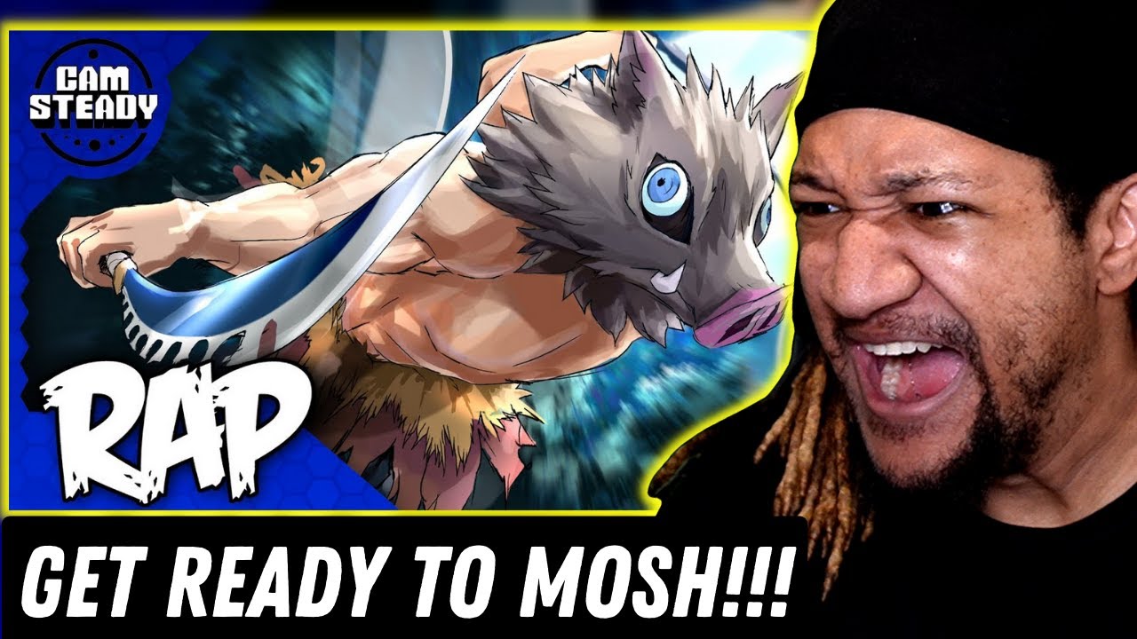 Reaction to INOSUKE RAP SONG | "GET BUCKED!" | Cam Steady [Demon Slayer]