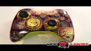 Steam Punk Custom Xbox 360 Wireless Controller - Modjunkiez