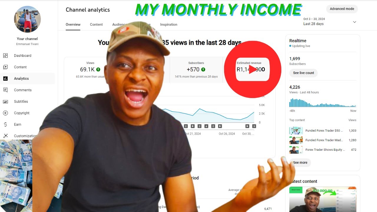 How much YouTube Paid Me With 1k Subscribers (Making Money Online MUST ...