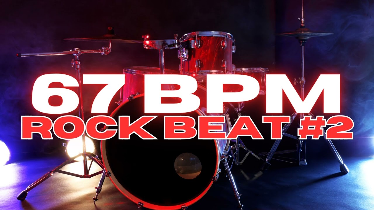67 BPM - Rock Drum Beat - Loop 2