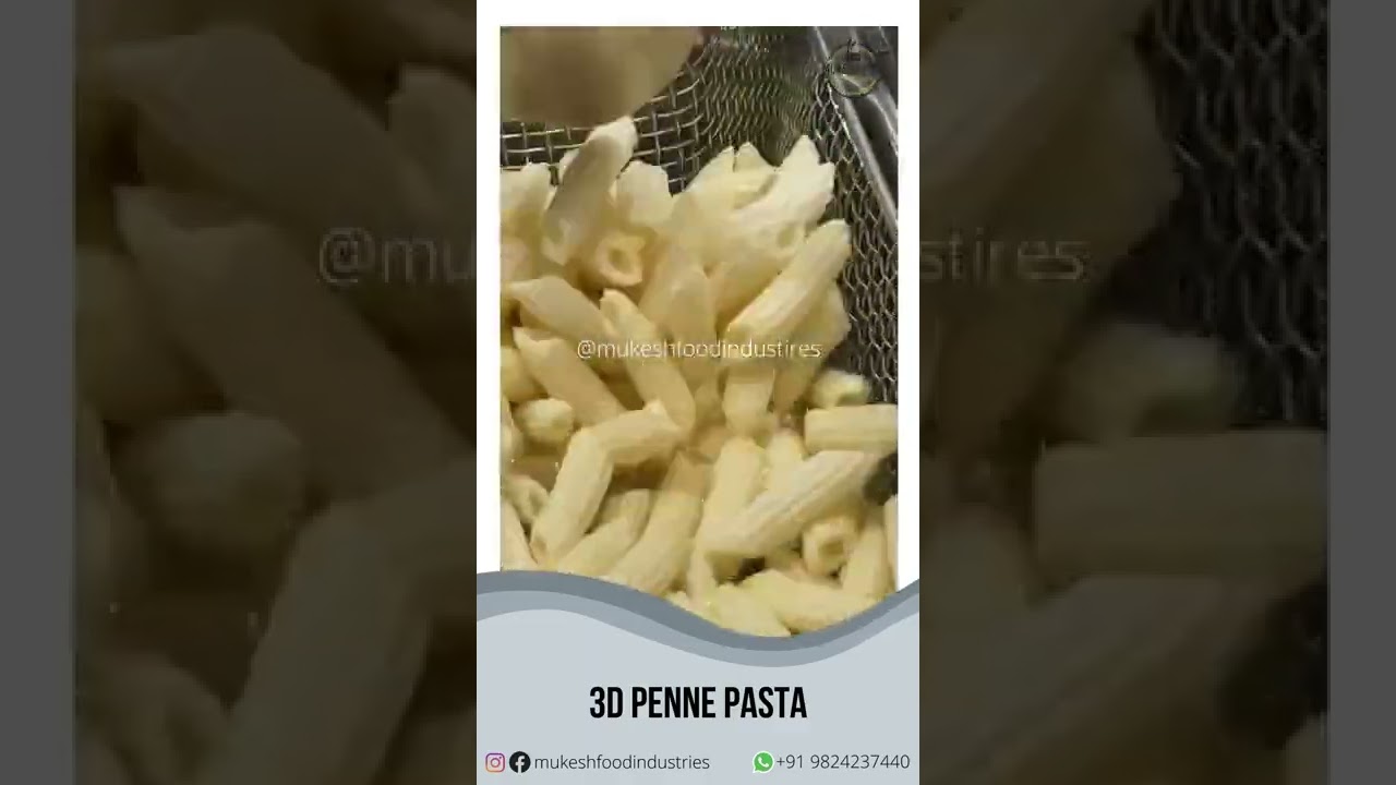 3D PENNE PASTA