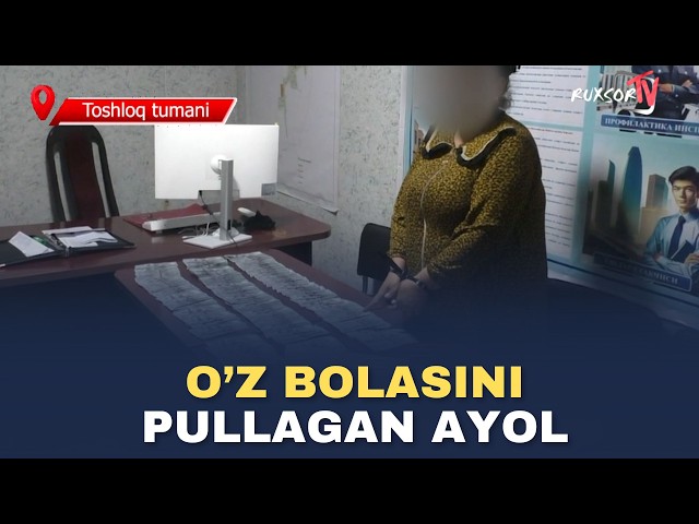 FARG'ONADA O'Z FARZANDINI SOTAYOTGAN AYOL QO'LGA OLINDI
