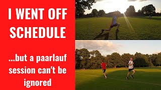 I fell off the schedule wagon | Paarlauf training | therunningmaster