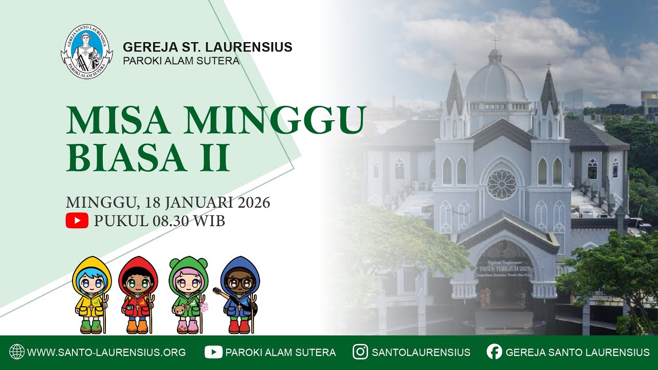 [SL] Misa Hari Minggu Biasa II || Minggu, 18 Januari 2026 Pk 
