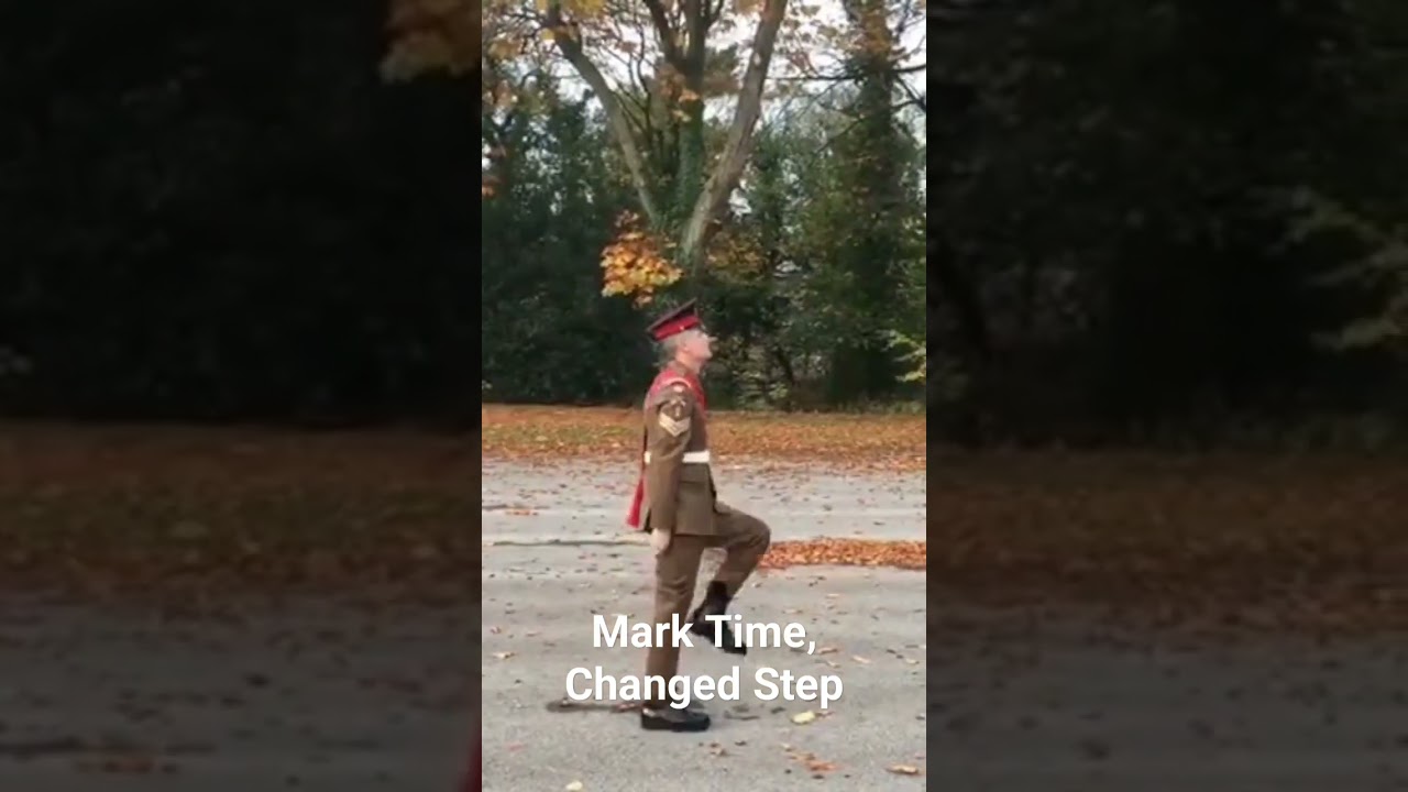Watch Mark Time Change Step On the March -Quick time #army #armed #military #marching #cadet #drill #air on YouTube Watch Mark Time Change Step On the March -Quick time #army #armed #military #marching #cadet #drill #air on YouTube