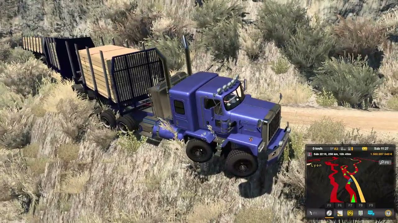 video promocional de RUTAS MORTALES ETS2-1.41