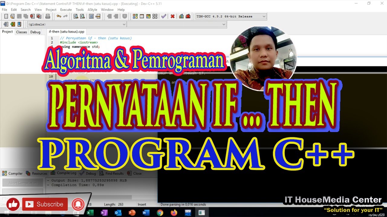 #18 [C++] PERNYATAAN IF - THEN C++ - YouTube