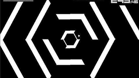 [Super Hexagon] My best time (247 sec) at Hyper Hexagonest