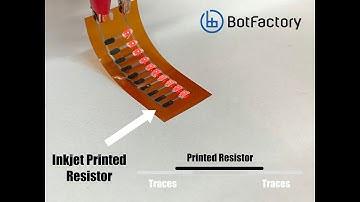 Flex Circuit with 3D Printed Resistors