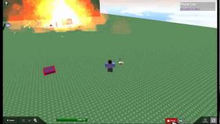 caravan exploding