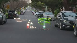 Geely EX5 / Starray - Waze map projected on HUD - HUDControl screenshot 3