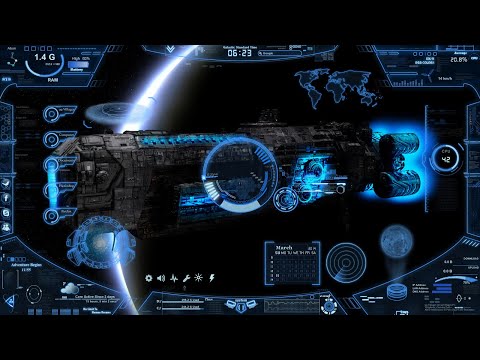 Neon Space Rainmeter Skin 4.0 DOWNLOAD NOW FOR WINDOWS 10 9 8 7