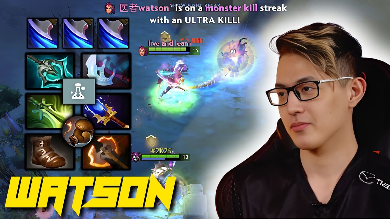 Watson Game WATSON CLEAN GAME ZERO DEATH ANTIMAGE HIGHLIGHTS - YouTube