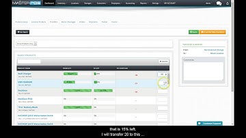 MasterPOS Backend  - Transfers