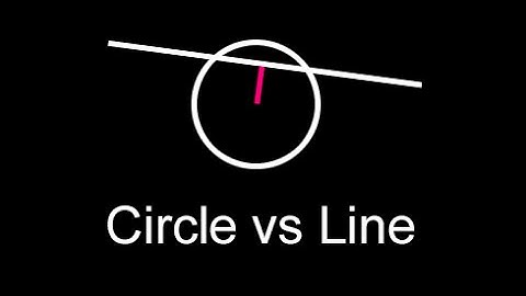 Intersection Between Line and Circle | 2D Segment Collision Algorithm | Java, JavaScript, C#, C++