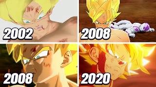 Gokus Angry Kamehameha Against Frieza in Dragon Ball Games (2002 / 2024) Cutscenes