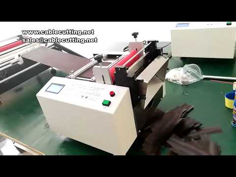 Automatic Slitting Leather Cutting Machine | Dustless Fabric Cutter