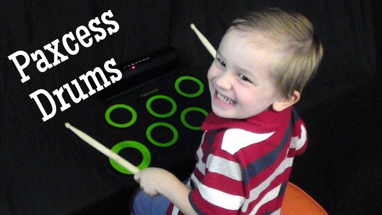 Playing the Paxcess Electronic Drum Set - YouTube