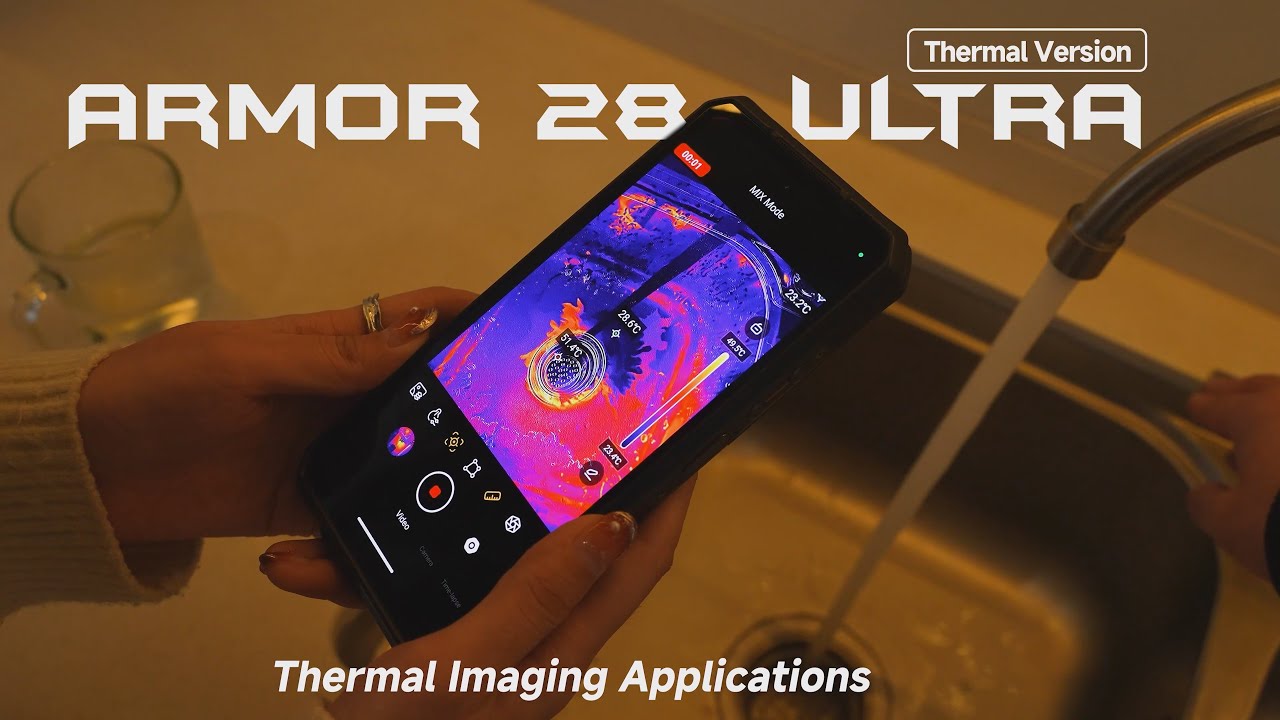 Ultra-Clear & Smooth Thermal Imaging Demo | Ulefone Armor 28 Ultra Thermal