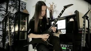 Jackson Guitars artist Kimmo Korhonen Children Of Bodom - Bed Of Razors guitar solo cover
