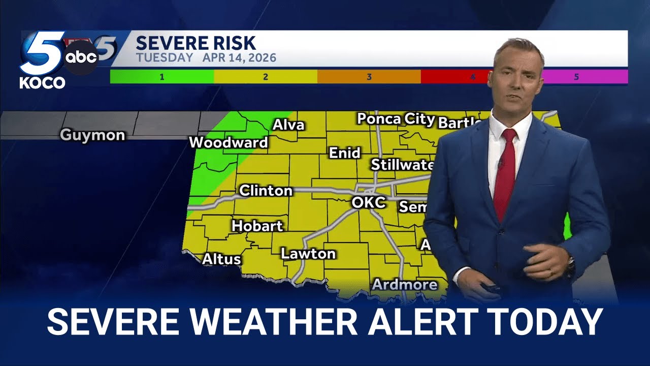 TIMELINE: Oklahoma alert day brings risk of severe storms with ...