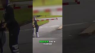 Train DESTROYS Car! Driver FLEES, Gets Charged! CRAZY! #shorts