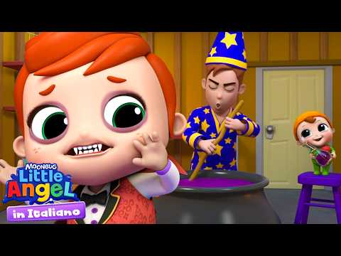 Halloween: Trick or Treat? 😈 | Little Angel Italiano | Cartoons with Gianni Piccino