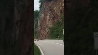 Snimljen Veliki Odron Na Ulazu U Novo Goražde