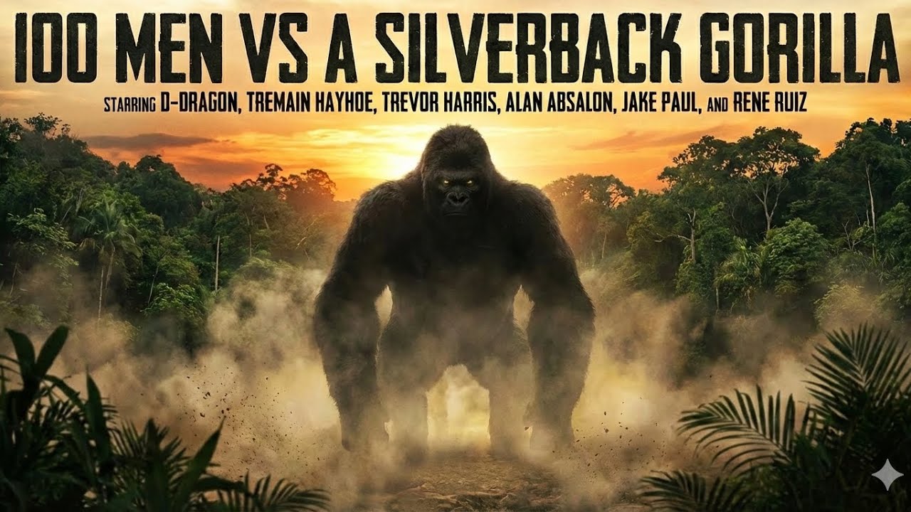 100 MEN vs SILVERBACK GORILLA (AI Film) 